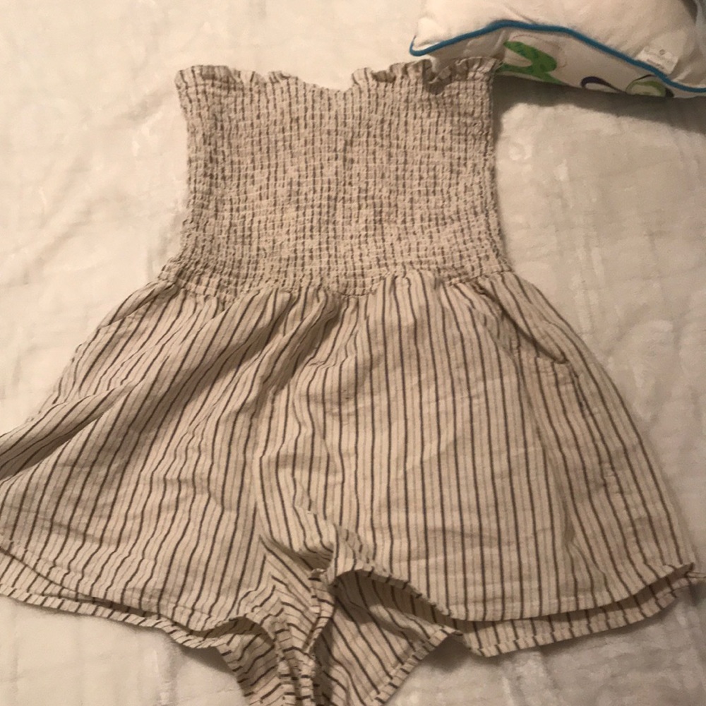Ruched romper